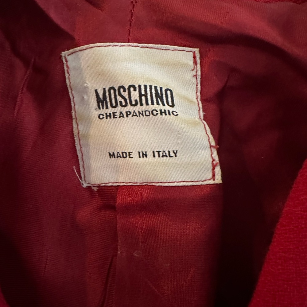 Moschino Cheap & Chic Wool blazer with rayon lining size S.